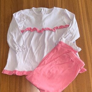 Adorable Pink and Purple/ White stripe Kids Set